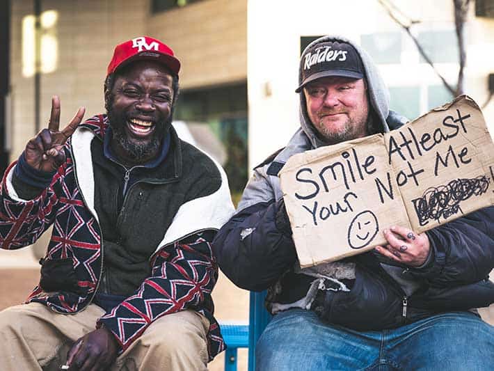 Volunteer to help support local homeless people