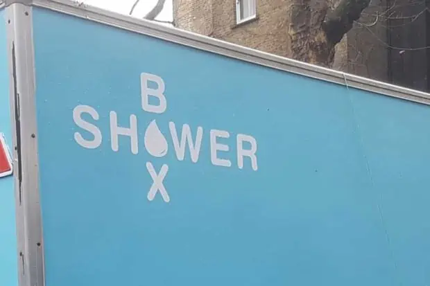 ShowerBox: Free, Secure Spaces For Those Who Sleep Rough To Wash In London