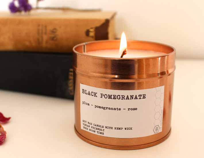 Scented Soy Wax Candles zero waste gift idea