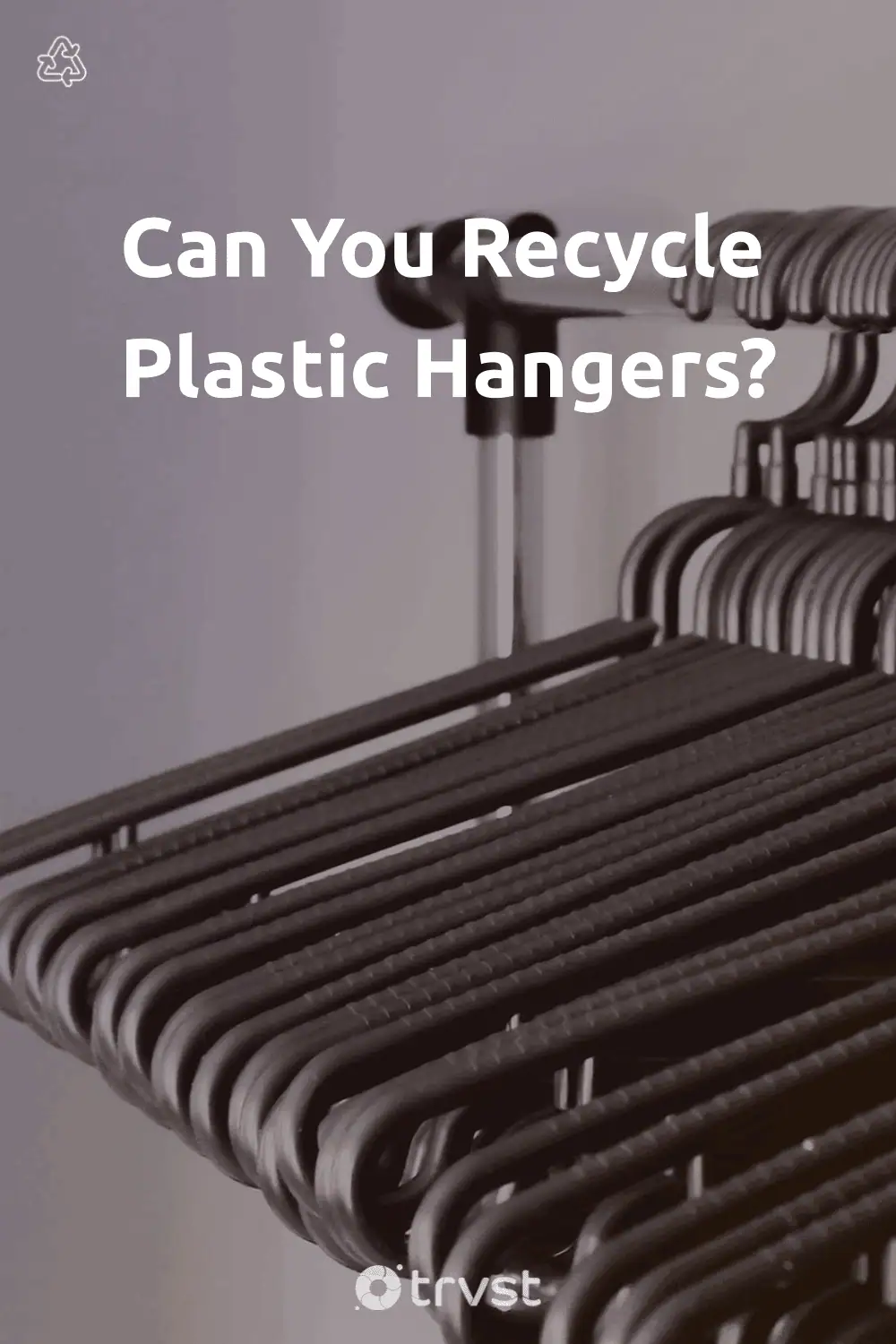 Pinterest Image for Can You Recycle Plastic Hangers?