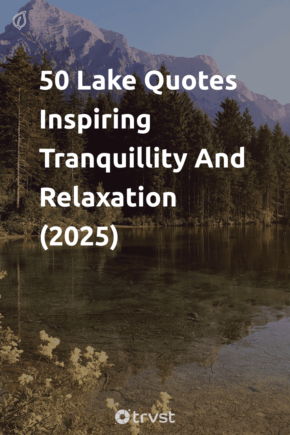 Pinterest Image for 50 Lake Quotes Inspiring Tranquillity And Relaxation (2025)