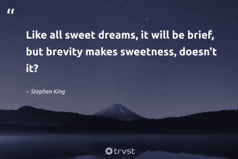 "Like all sweet dreams, it will be brief, but brevity makes sweetness, doesn't it?" -Stephen King #trvst #quotes #takeaction #planetearthfirst #sleep #dark #peace #meditate #night 