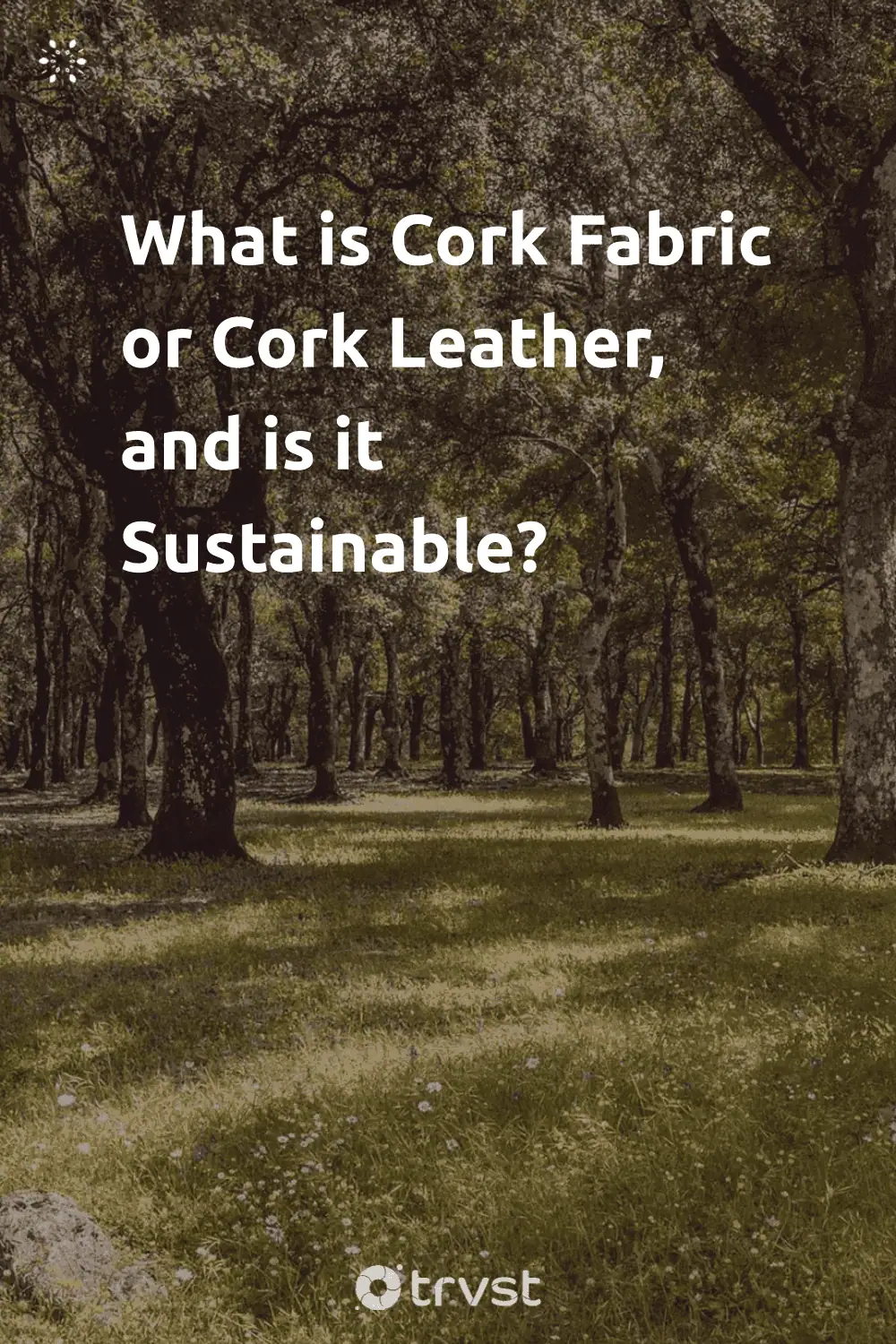 Pinterest Image for What is Cork Fabric or Cork Leather, and is it Sustainable?