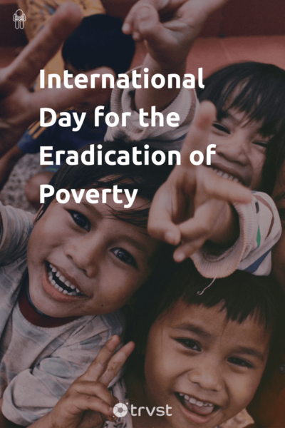 Pin Image Portrait International Day for the Eradication of Poverty