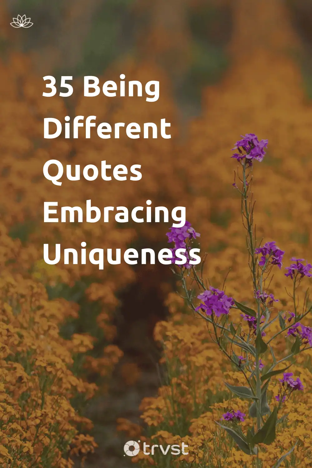 Pinterest Image for 35 Being Different Quotes Embracing Uniqueness