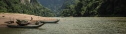 Laos Canoes