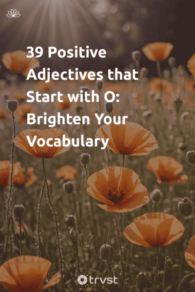 Pin Image Portrait 39 Positive Adjectives that Start with O: Brighten Your Vocabulary