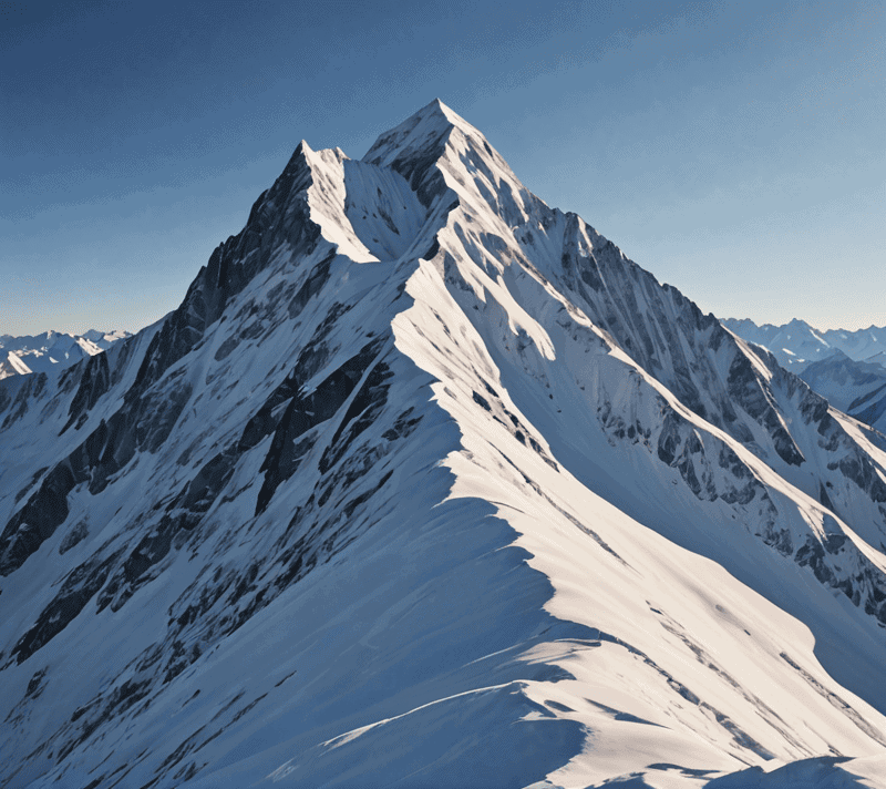 Majestic mountain peak signifying exceptionality and excellence