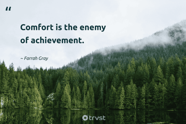 "Comfort is the enemy of achievement." -Farrah Gray #trvst #quotes #takeaction #collectiveaction #success 