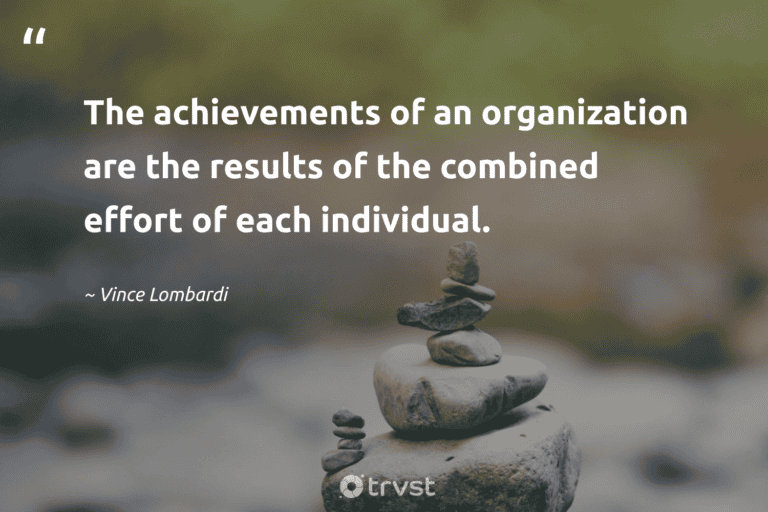 "The achievements of an organization are the results of the combined effort of each individual." -Vince Lombardi #trvst #quotes #bethechange #dogood #success #results 