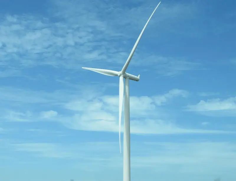 white windmill