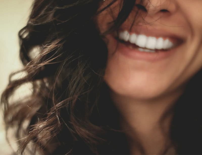 woman smiling