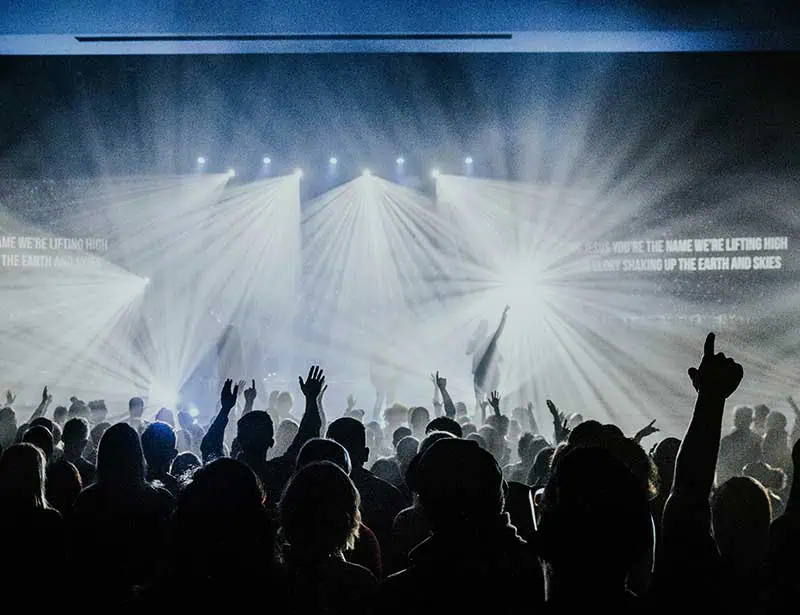 crowd at a concert