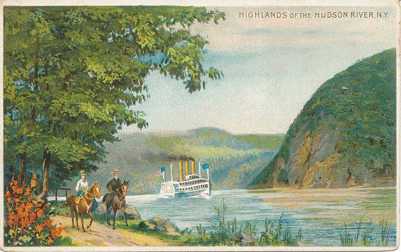 Highlands of Hudson River Postcard