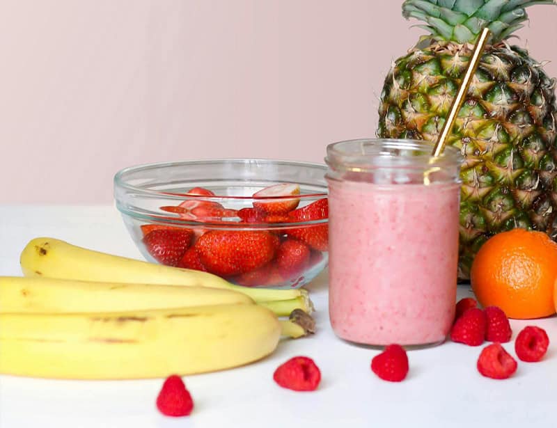 summer fruit smoothie
