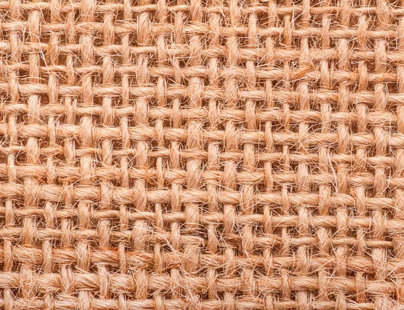 jute fabric closeup