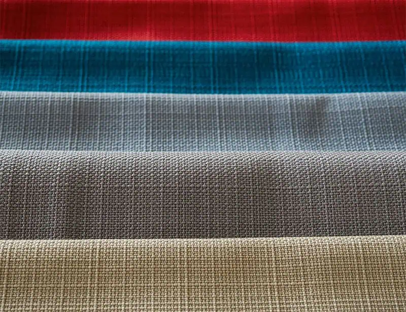 closeup of colorful fabrics