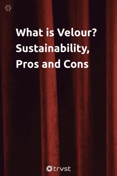 Pinterest Image for What is Velour? Sustainability, Pros and Cons 