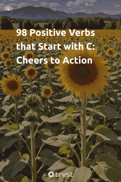 Pinterest Image for 98 Positive Verbs that Start with C: Cheers to Action
