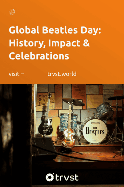 Pinterest Image for Global Beatles Day: History, Impact & Celebrations