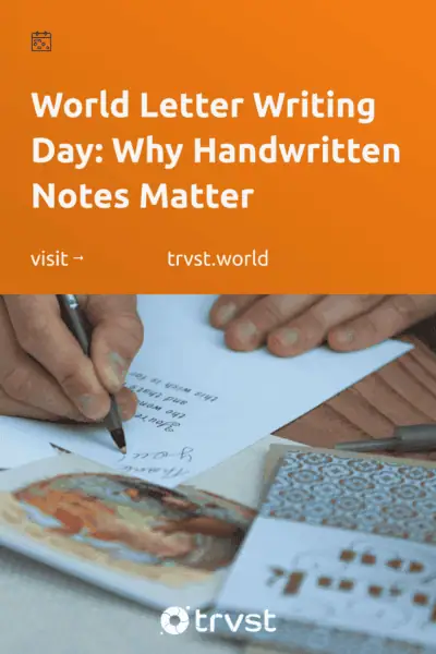 Pinterest Image for World Letter Writing Day: Why Handwritten Notes Matter