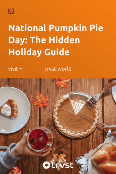 Pinterest Image for National Pumpkin Pie Day: The Hidden Holiday Guide