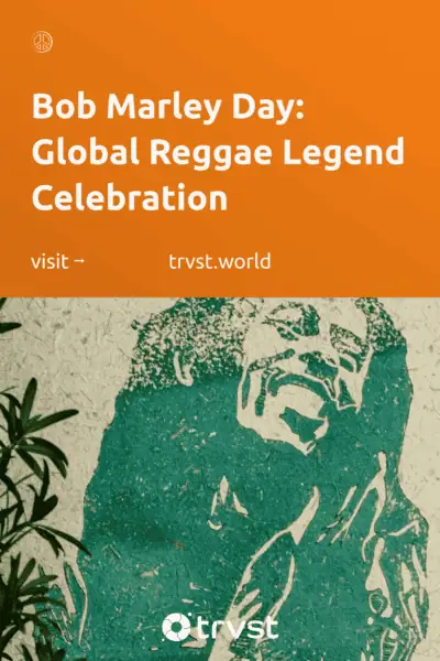 Pinterest Image for Bob Marley Day: Global Reggae Legend Celebration