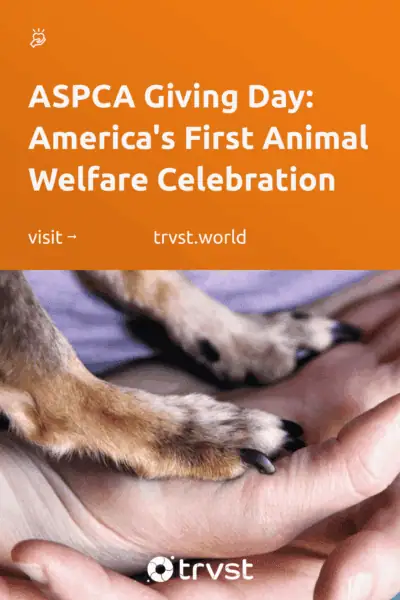 Pinterest Image for ASPCA Giving Day: America's First Animal Welfare Celebration