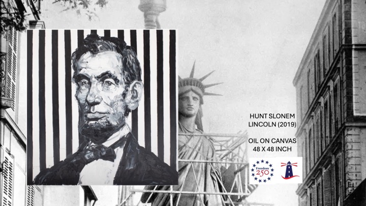 Hunt Slonem - Lincoln (2019)