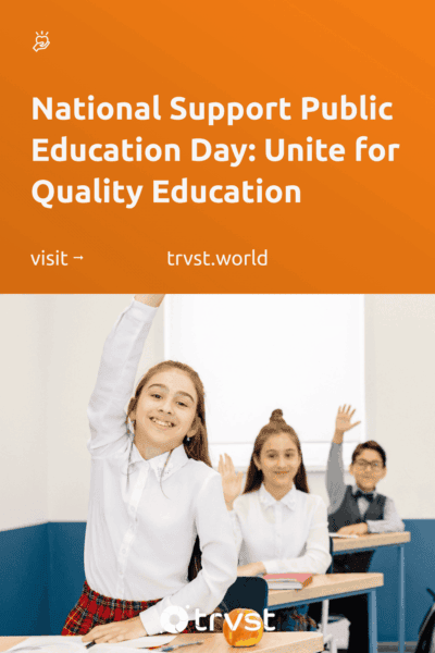 Pinterest Image for National Support Public Education Day: Unite for Quality Education
