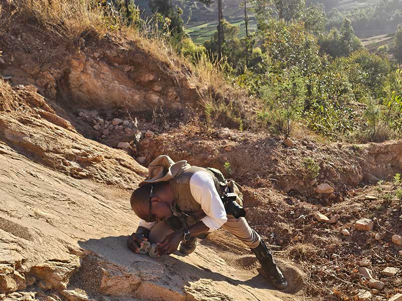 Folarin Kolawole mapping large earthquake rupturing faults in the East African Rift Valley system