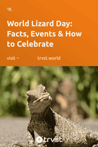 Pinterest Image for World Lizard Day: Facts, Events & How to Celebrate